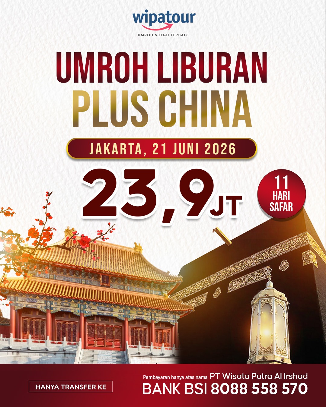 Umroh Liburan Plus China